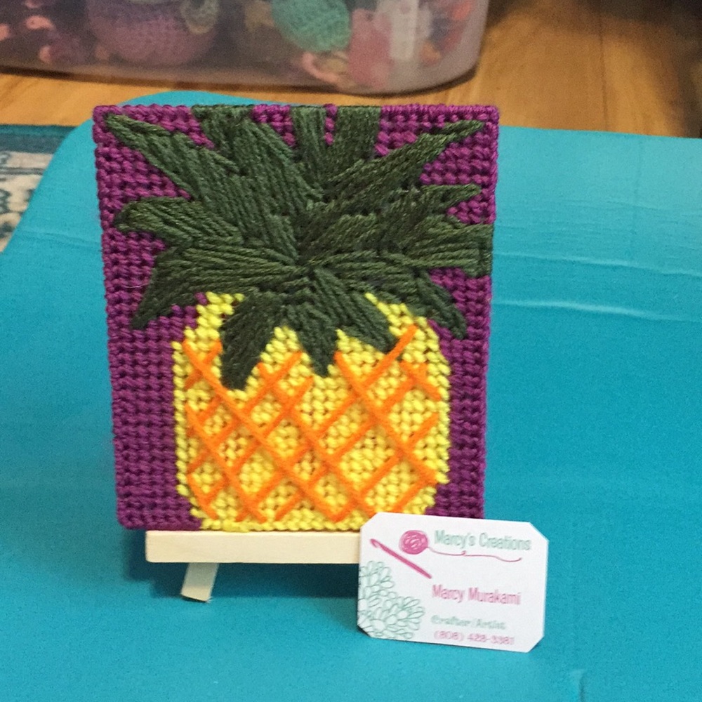 Pineapple 🍍 Stitch Art 🖼 handcrafted with Love
